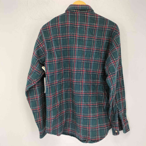 プレンティス Prentiss USA製 フラップポケット チェック コットンネルシャツ メンズ JPN:M